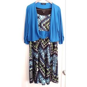 Business Casual Dress W/Jacket - Size 2X